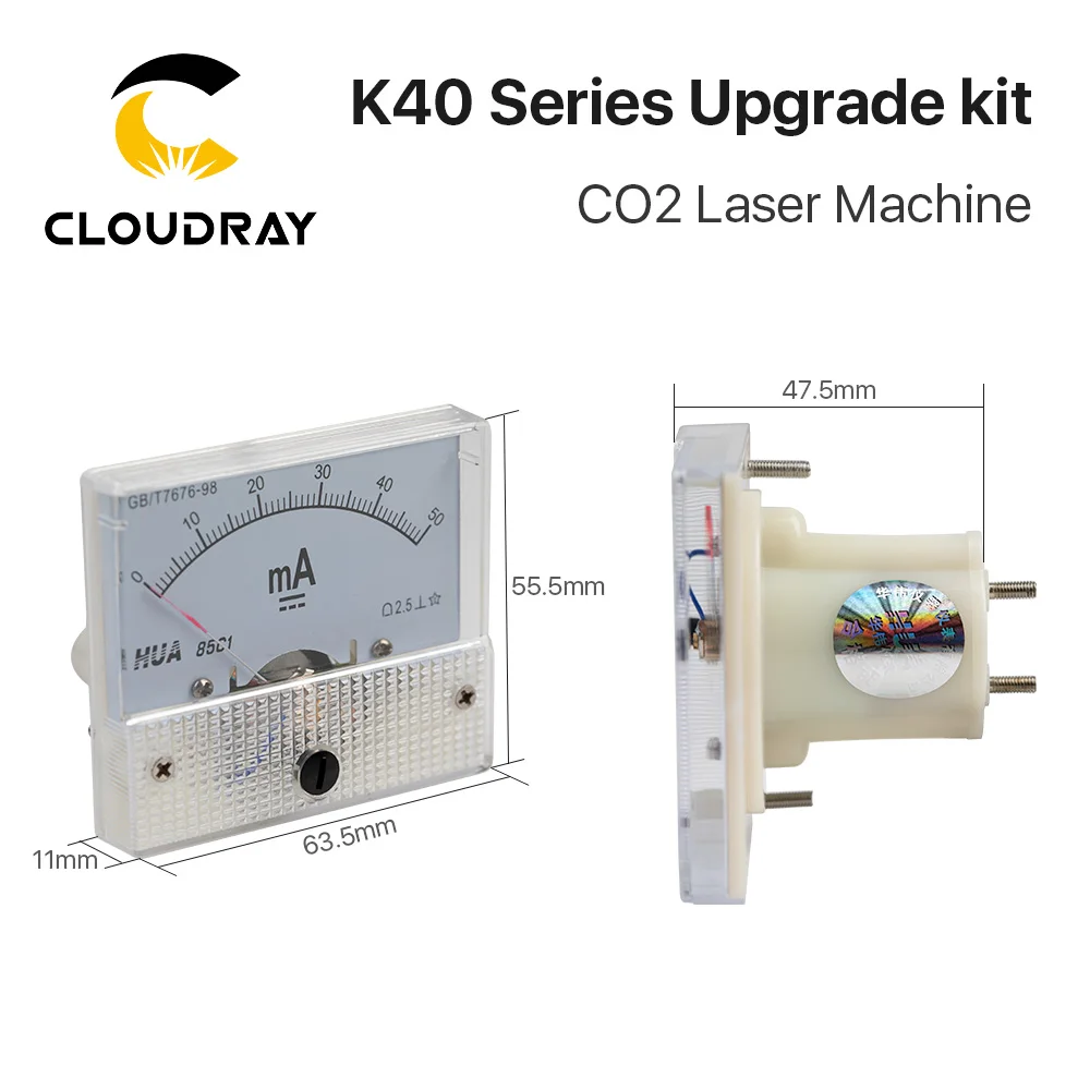 Cloudray K40 Series Upgrade Kit for CO2 Small Laser Engraving Machine Ruida RDC6432 CO2 Laser Controller DM542S Stepper Driver