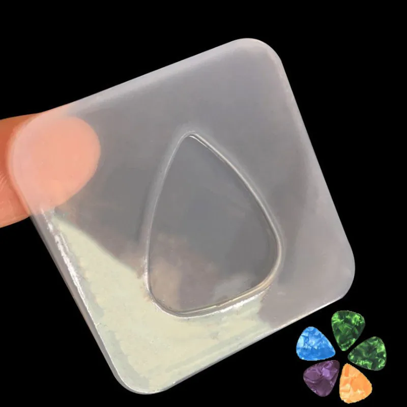 SNASAN DIY Guitar Pick Resin Silicone Molds Pendant  Jewelry Making TOOL Crystal Resin Epoxy Resin Craft Charms Handmade Craft