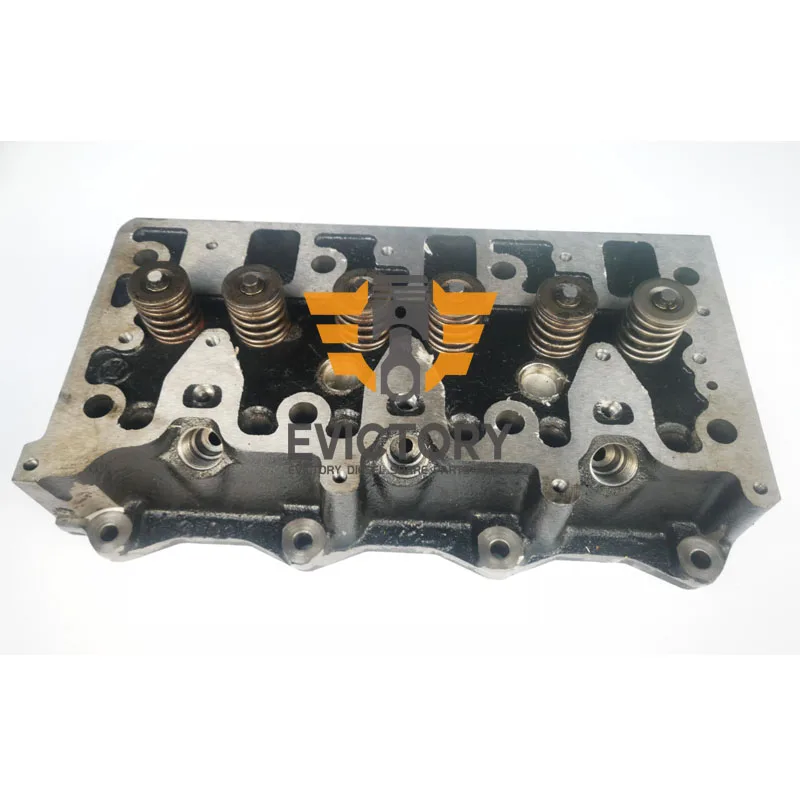 For Hiatch excavator 3LD1 cylinder head assy include valve valve guide valve seat valve spring