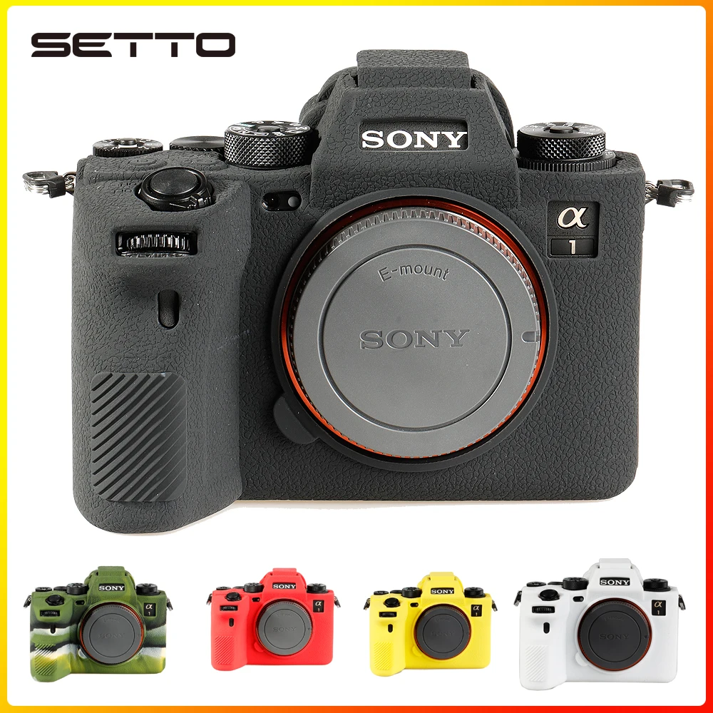 

High Quality Soft Silicone Rubber Camera Protective Body Case Skin For Sony A1 Camera Bag protector cover