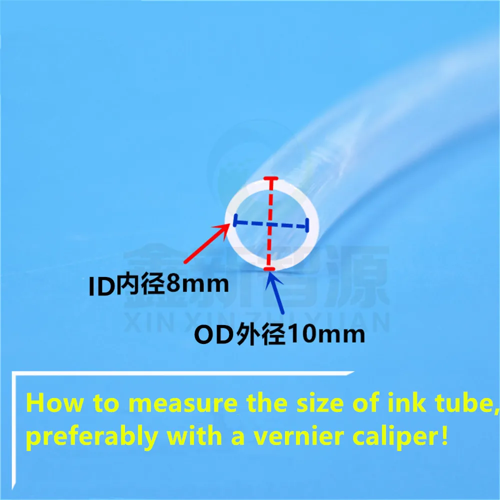 5 متر الحبر أنبوب ل ميماكي jv33 رولاند RS-640 Mutoh ايكو سلوفنت الطابعة المثبط خرطوم DX4 DX5 DX7 رأس الطباعة 3*2 مللي متر 4*3 مللي متر الحبر الأنابيب #4