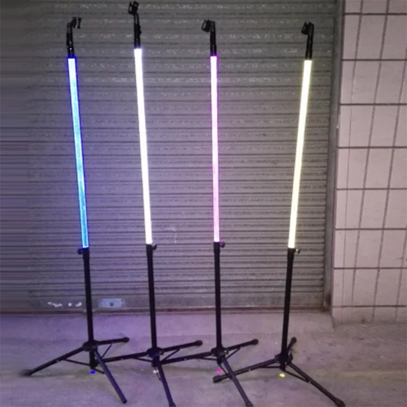Support de microphone LED Shoous coloré, accessoires de scène de performance