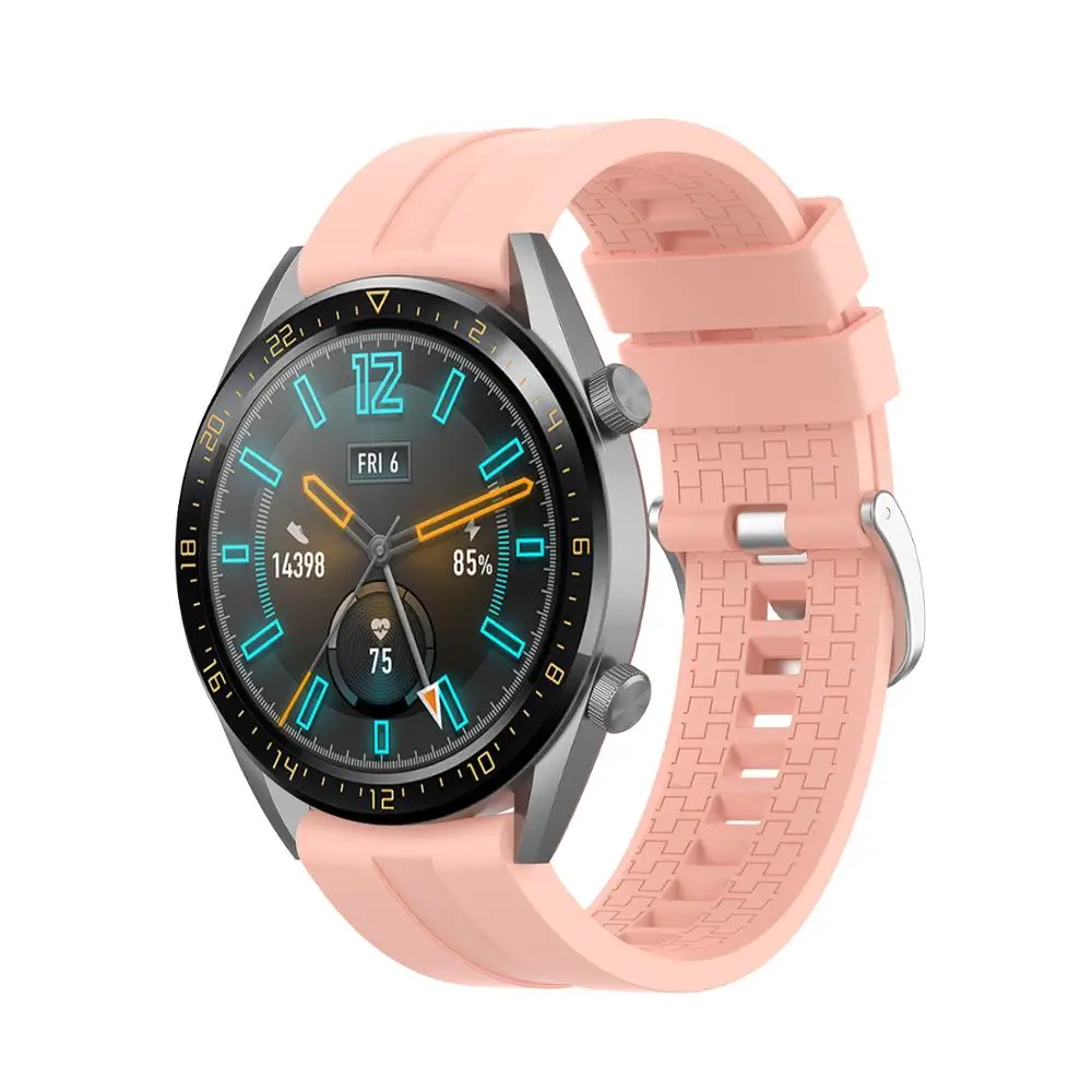 22mm Silicone Strap For Huawei Watch GT GT2 GT3 GT4 46mm Smart Watch Band for Huawei Watch 4/3 Pro Honor Magic