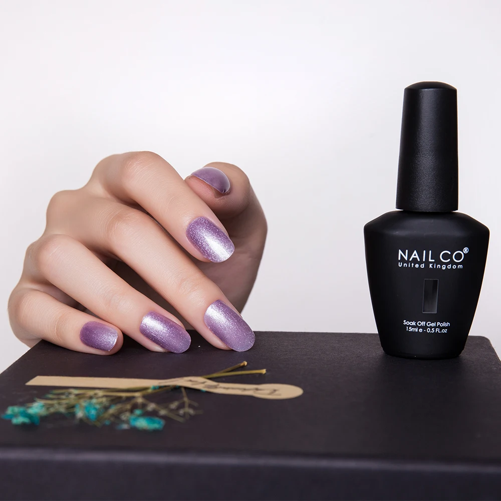 NAILCO 44 Farben Gel-Nagellack Glitzer UV Nail Art Semi-Permanenter Lack Soak Off für Nagelzubehör Alles für Maniküre-Oberteil