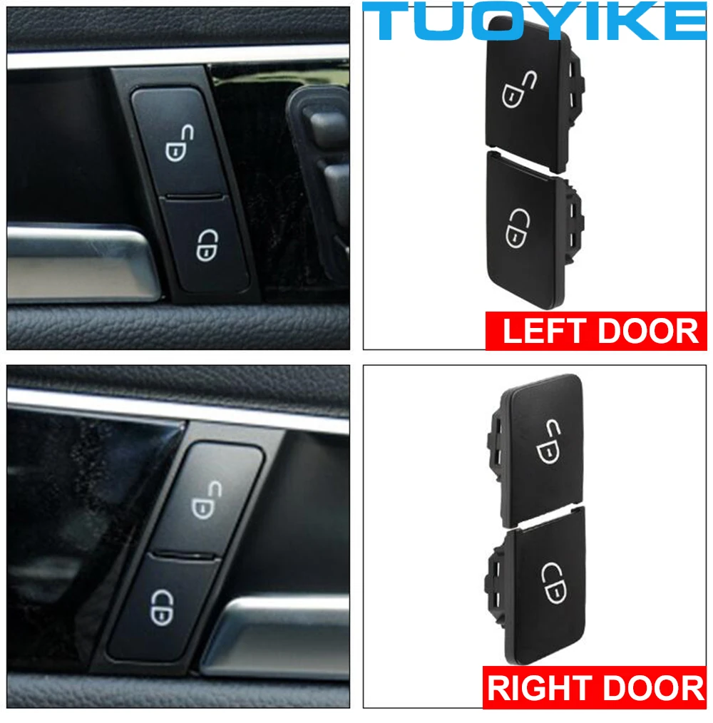 Car Interior Left Right Door Lock Unlock Switch Button For Mercedes-Benz C-Class W204 C180 C200 C230 C260 C300 2007-14 X204 W212