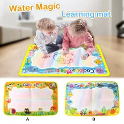 59x36cm Magic Reusable Water Drawing Mat Painting Doodle Mat Carpet with 2PCS Pens for Kids Children Early Educational Toys