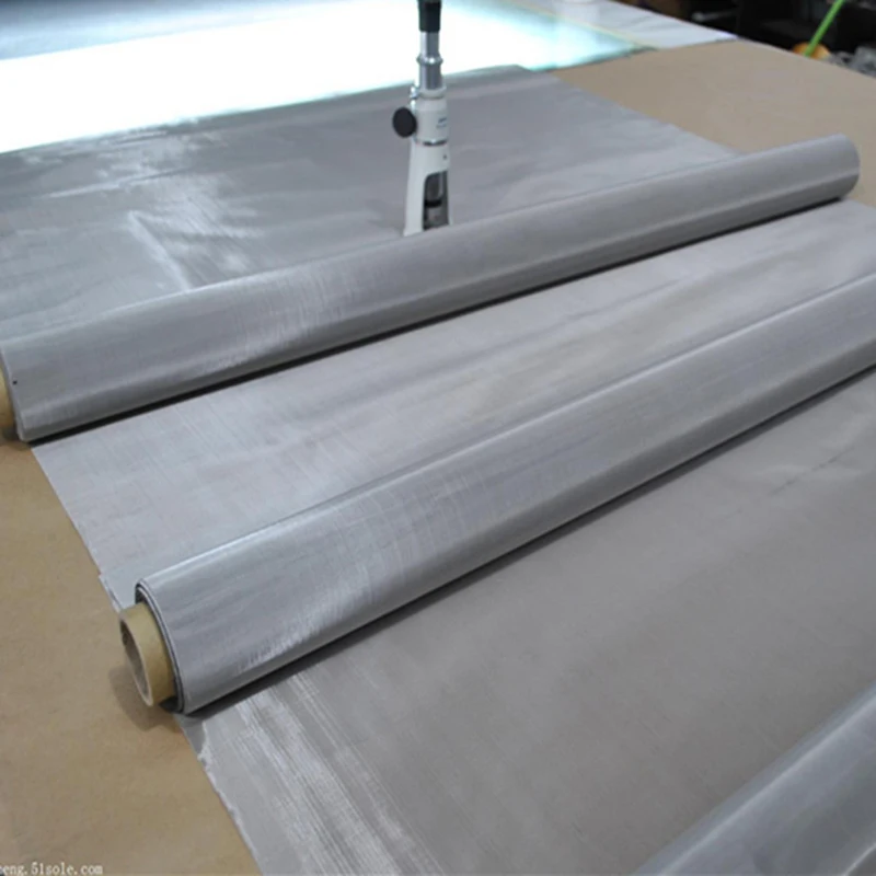 1000cm x 50cm Stainless steel filter 80 100 120 200 300 400 500 mesh 180-25 micron Filtration Screening Sheet Screening filter