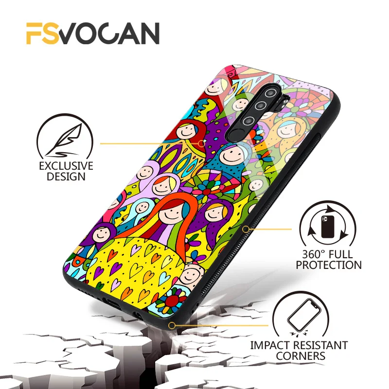 Russian Traditional Culture Phone Case For Xiaomi Redmi Note 12 11 10 9 8 Pro Plus POCO X3 NFC M3 12C 9S Matryoshka Dolls Cover