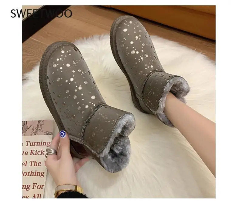 

New Women's Boots 2021 Low Heel Shoes Women's Rubber Boots Women's Rain Boots Ladies Luxury Designer Australia Round Toe