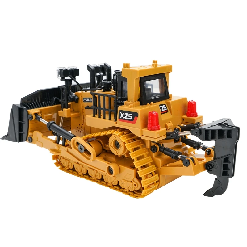 1/24 2.4GHz 9CH 3.7V 800mAh Racing Remote Control Tractor Toy Bulldozer Gift for Kids High Speed RC Engineering Tractor