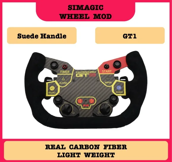 SIMPUSH DIY Racing Gaming Carbon Fiber Sim Wheel MOD sim racing SIMRACING for Simagic Huracan gt3 F1