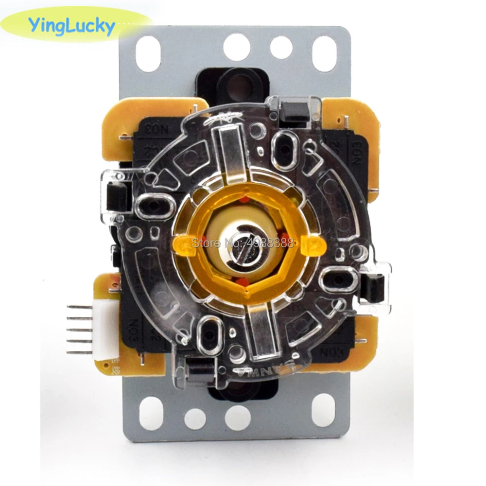 2 PCS Copy Sanwa High Quality 5Pin 8way Long Stick Joystick with Multi Color Ball for Arcade Game Machine Pandora box console