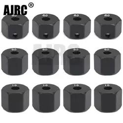 AJRC 4Pcs 12MM Wheel Hex Hub Thickness 8/9/10mm for 1/10 RC Crawler Axial SCX10 II 90046/47 RC Car Part