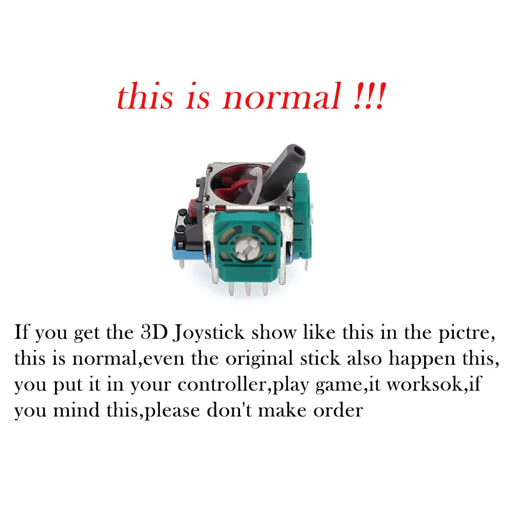 Controller Replacement 3D Analog Stick Sensor Module Thumb Stick for PS4 Gamepad PS4 Xbox Repair Wireless Controller