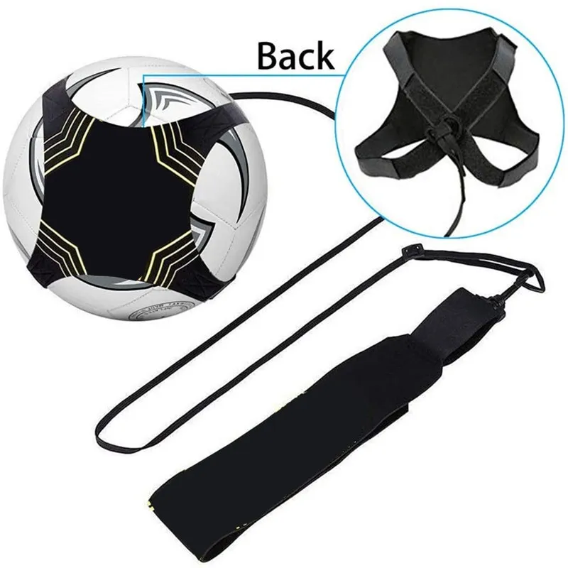 Adjustable Football Training Belt Soccer Ball Practice Belt Outdoor Bounce Ball Kick Straps Adult Kid Roundabout Bump Ball Strap