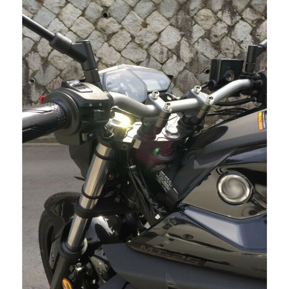 

Motorcycle Handlebar Risers Clamp Mounting Clamp Mount Riser Clamps CNC Aluminum For Yamaha Tenere 700 Tenere700 XT700Z XTZ 700