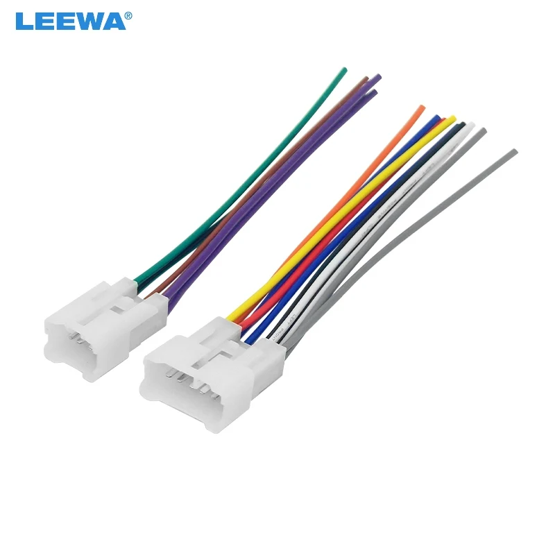 

LEEWA Car OEM Audio Stereo Wiring Harness Adapter For Toyota/Scion Relevant Install Aftermarket CD/DVD Stereo #CA1794