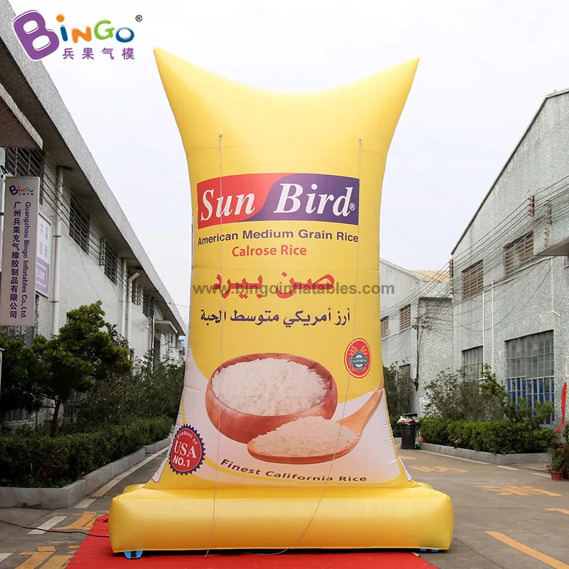 Free Postage 5mH Inflatable Rice Bag for Shop Decoration or Advertising Customized/ Inflatable Toy