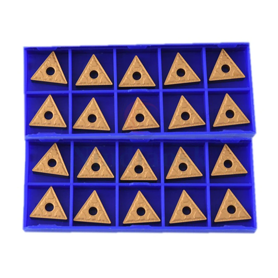 10 unidades TNMG 160404 -PM YBC251 TNMG 160408 - ​ ​ PM YBC252 TNMG 160412   YBC251 YBC252 Ferramenta de torneamento externo Inserções de metal duro Ferramentas de torno CNC