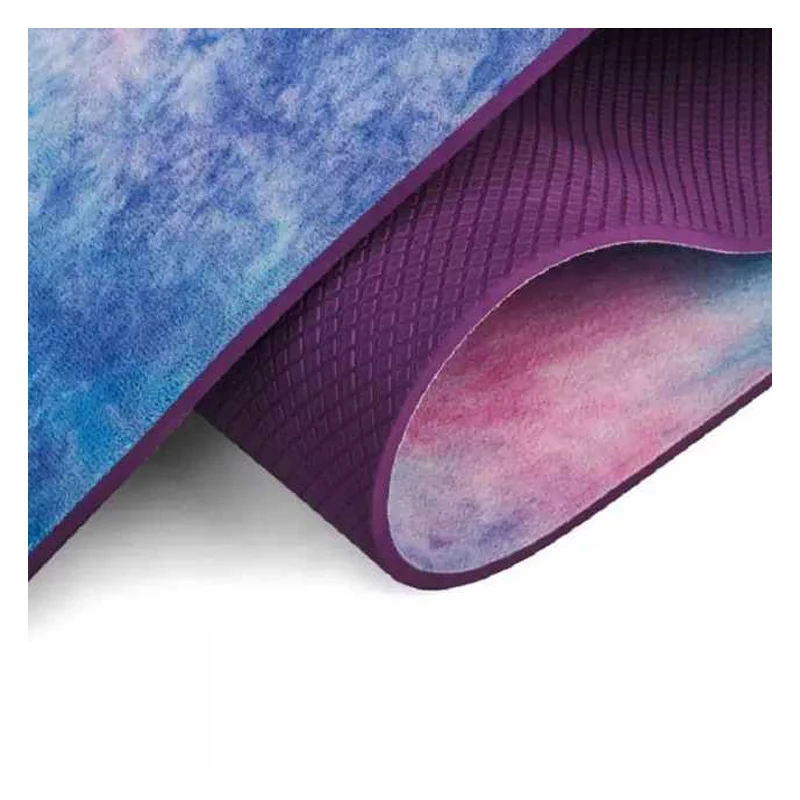 Lightweight Suede Yoga Mat, TPE Pilates Fitness Mat, Non-slip Yoga Pad, Healthy Gym Sports Mat, Exercise Mat,183x66 cm, 61cm