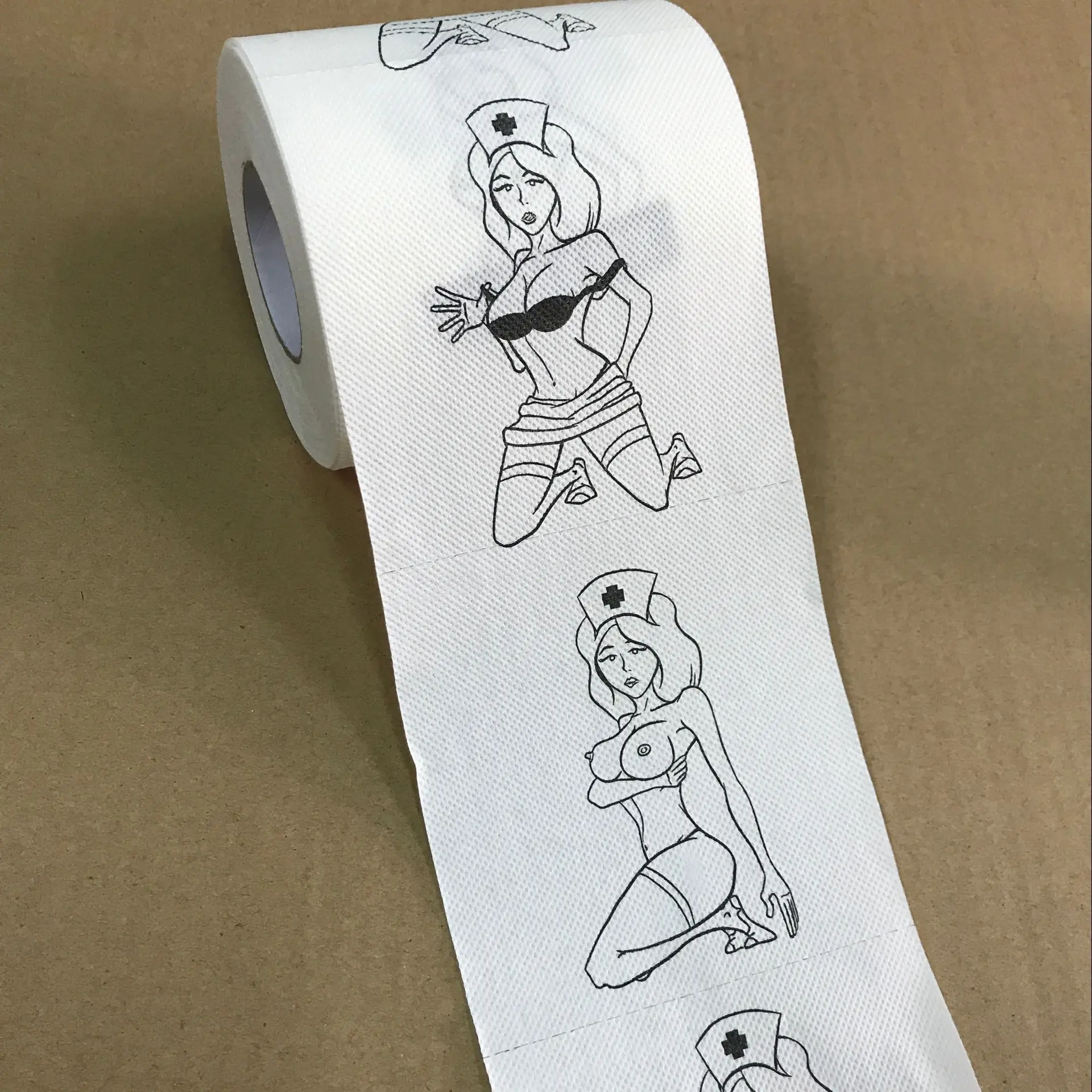 Hot Super Funny Joke Paper Towels Toilet Paper Bulk Rolls Bathroom Tissue Soft 3Ply