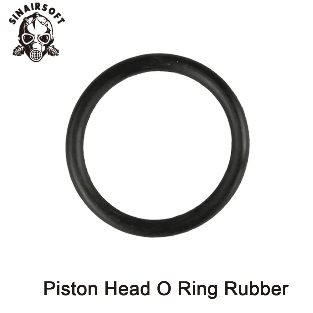 5pcs/lot Black Piston Head O Ring Rubber Fit Airsoft Gearbox For Hunting Paintball Accessories