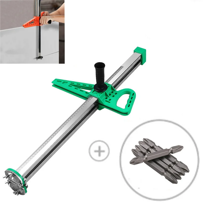 New Gypsum Board Cutting Artifact Roller Type Push-type Drywall Cutting  Stainless Steel Woodworking Cutting Board Tool