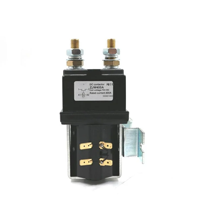 Normally Open Contact ZJW DC Contactor 400AMPS for Electric Tractor Car Boat Golfcart Or Other Vehicles