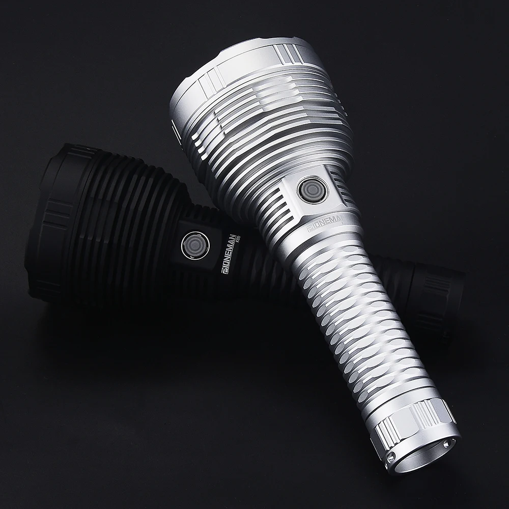 Pioneman K80 Strong flashlight 26800/26980 Battery Long shot flashlight SBT90/SST40/SFT40 LED Large aperture lamp