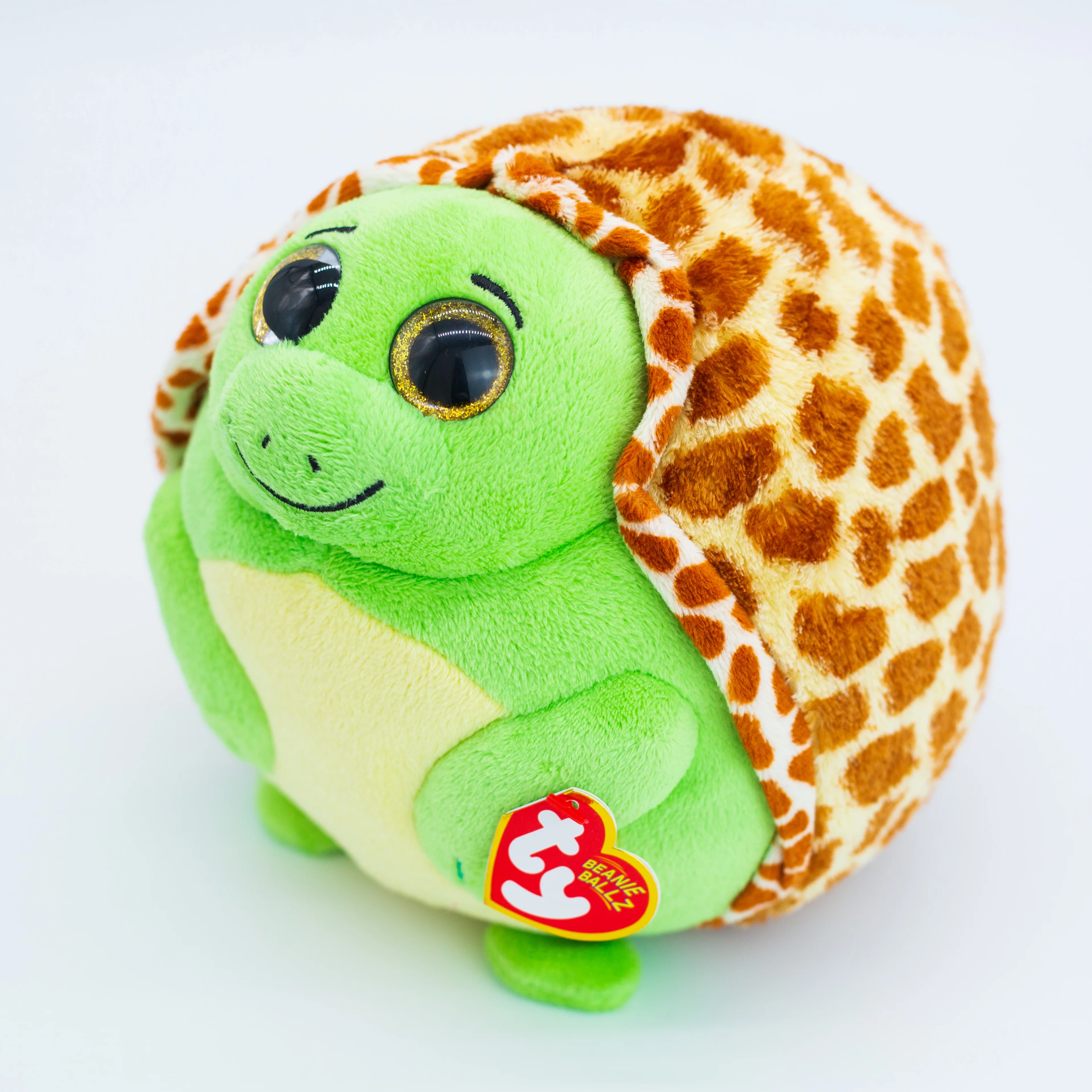 Tortuga Rosa Ty Tortuga Ojos Grandes Ty Grandes Ty Beanie Muñeca