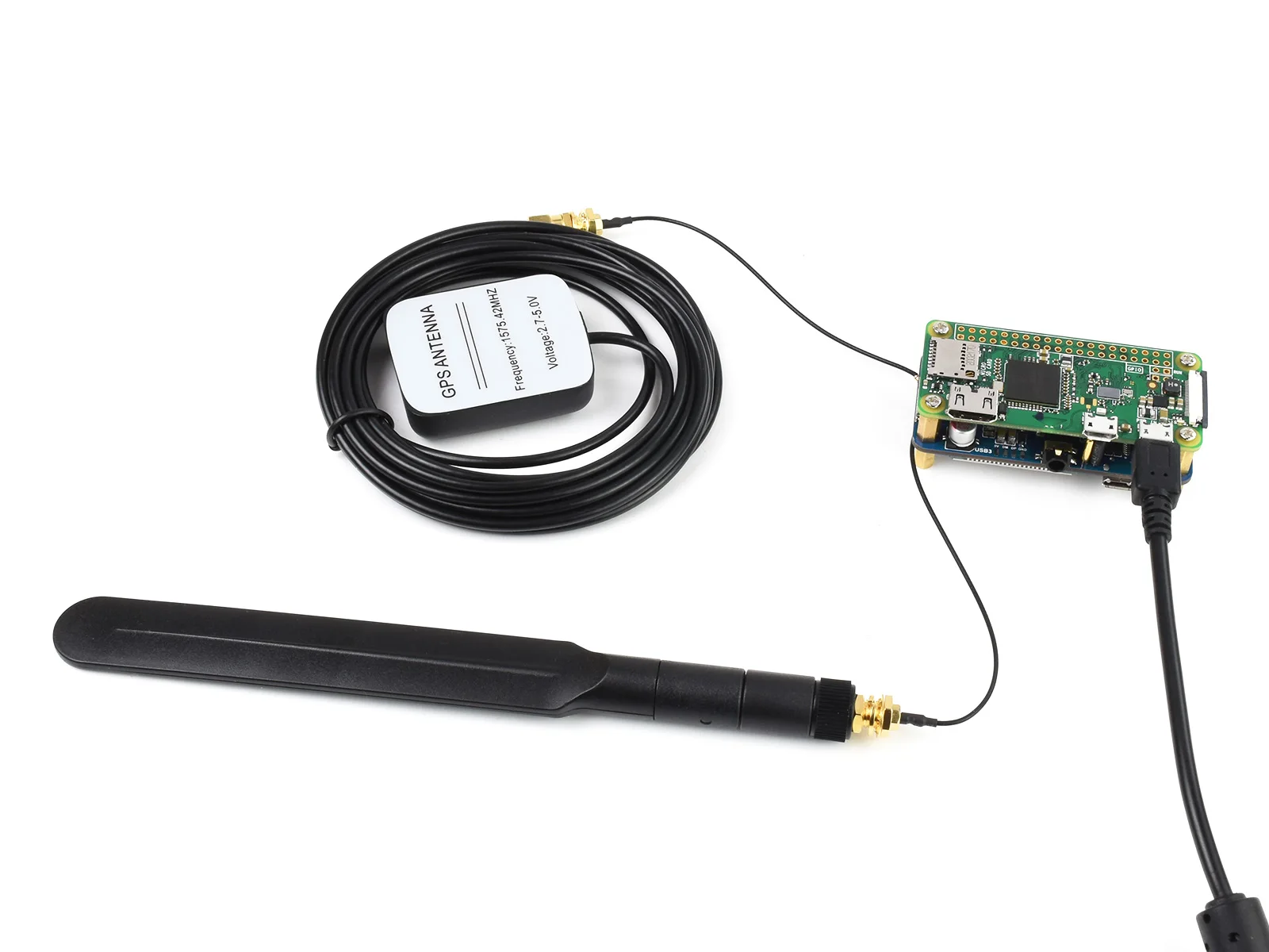 Imagem -06 - Wavesare-chapéu 4g para Raspberry pi Lte Cat4g 3g 2g Posicionamento Gnss Banda Global