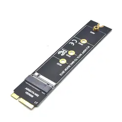 H1111Z Aggiungere Su Carta M2 SSD Adapter Connettori M.2 NGFF SSD SATA Converter Card Adapter Per Apple 2012 MacBook Air a1465 A1466 NUOVO