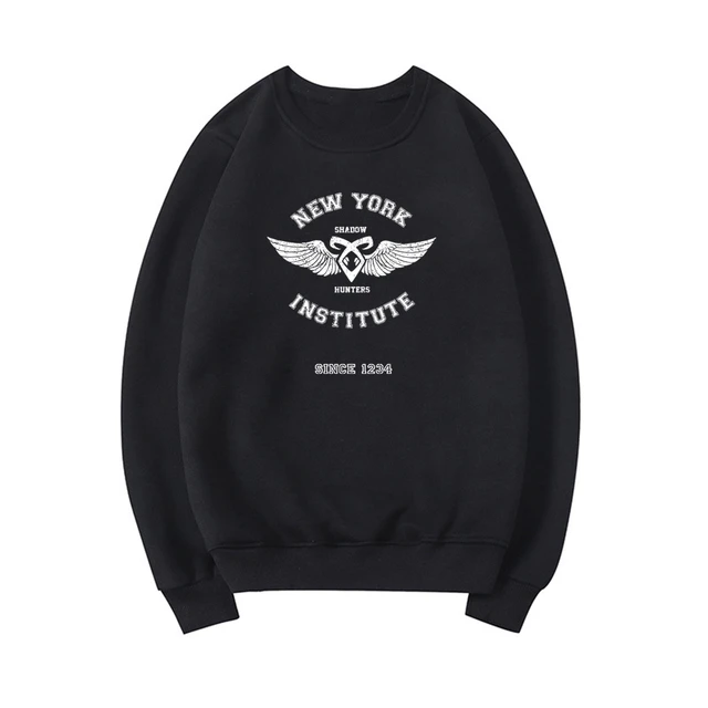 Shadowhunters Sweatshirt New York Institute Sweatshirt City of Bones Runes Pullovers Hoodies Men Women Crewneck Sweatshirts Tops AliExpress 200000345