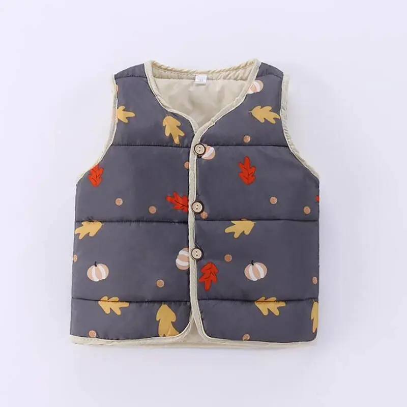 2021 bambini Warm Down Vest autunno ragazzi ragazze addensare gilet capispalla giacca gilet bambino abbigliamento per bambini per 3-7 anni