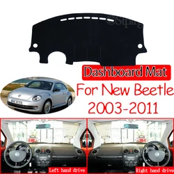 フォルクスワーゲンvwニュービートル 2003 〜 2011 カブトムシA5 抗スリップマットダークマットシェーディングパッド防止サンシェードdashmatカーペットアクセサリー 2006 2008