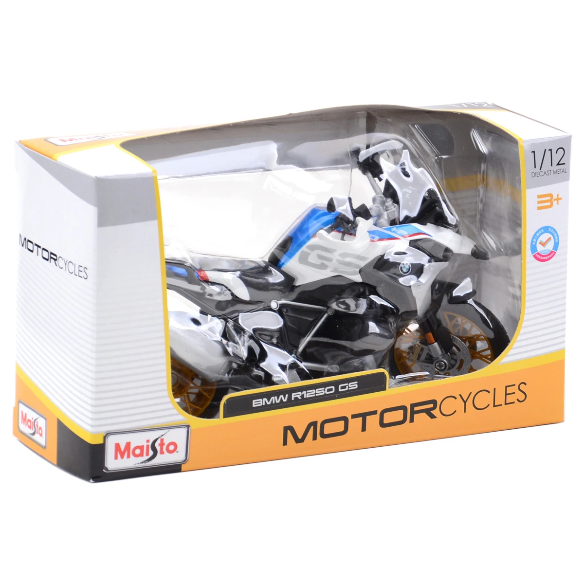 Maisto 1:12 BMW R1250 GS Die Cast Vehicles Collectible Hobbies Motorcycle Model Toys