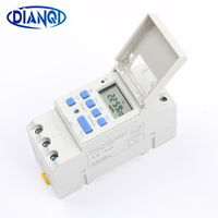 Electronic Weekly 7 Days Programmable Digital TIMER SWITCH Relay Control 220V 230V 6A 10A 16A  Din Rail tp8a16 No lock