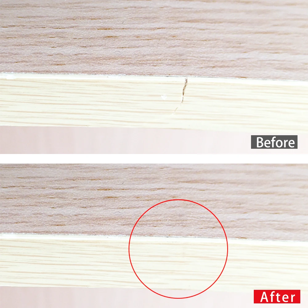 18g Pure White Paint Furniture Paint Wooden Furniture Repair Cream Wooden Door Floor Renovation Scratch Crack Repair Agent