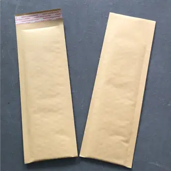 50pcs Long style Kraft paper packaging bubble mailer bags padded shipping envelope bubble mailing bag business supplies