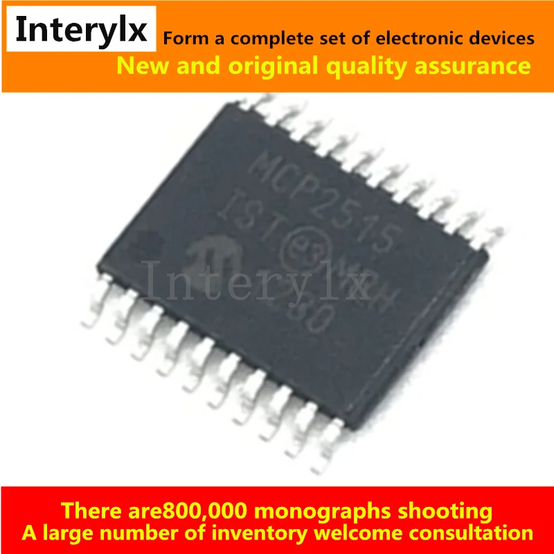 5PCS MCP2515-I/ST MCP2515 TSSOP20 A Network Interface Controller Chip