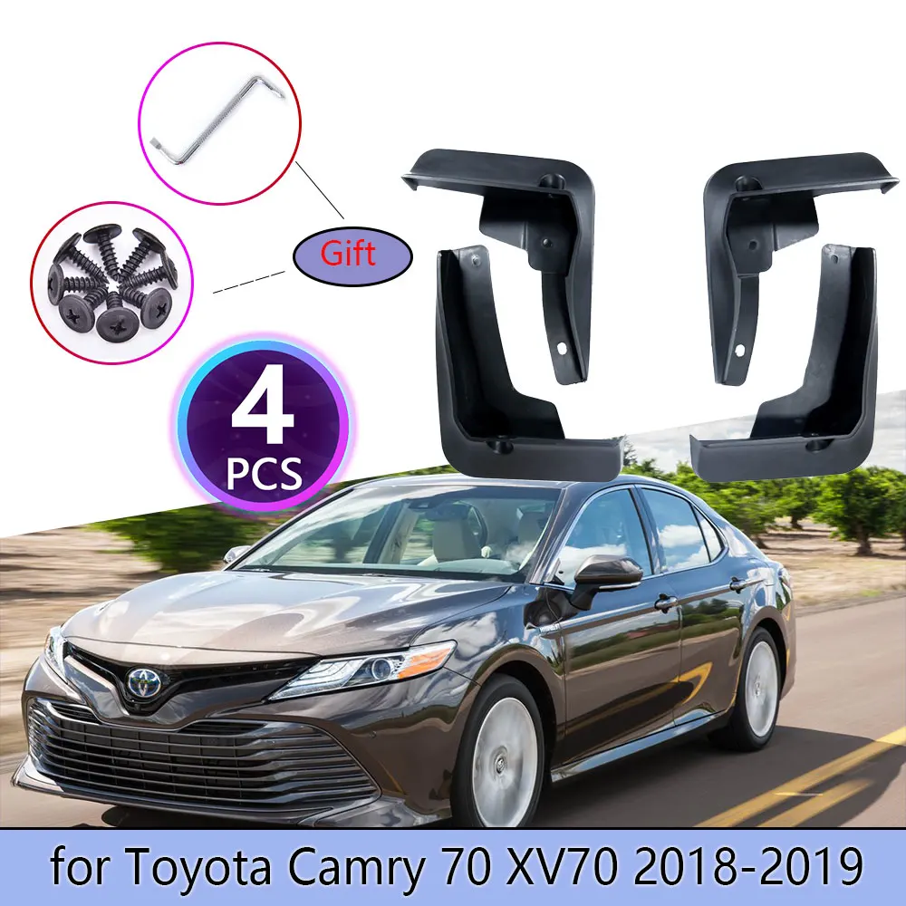 4x Mudguards For Toyota Camry 8 XV70 2018 2019 Cladding Splash Mud Flaps Mud guards Mudflap Protect Rear Wheel Car Accessories