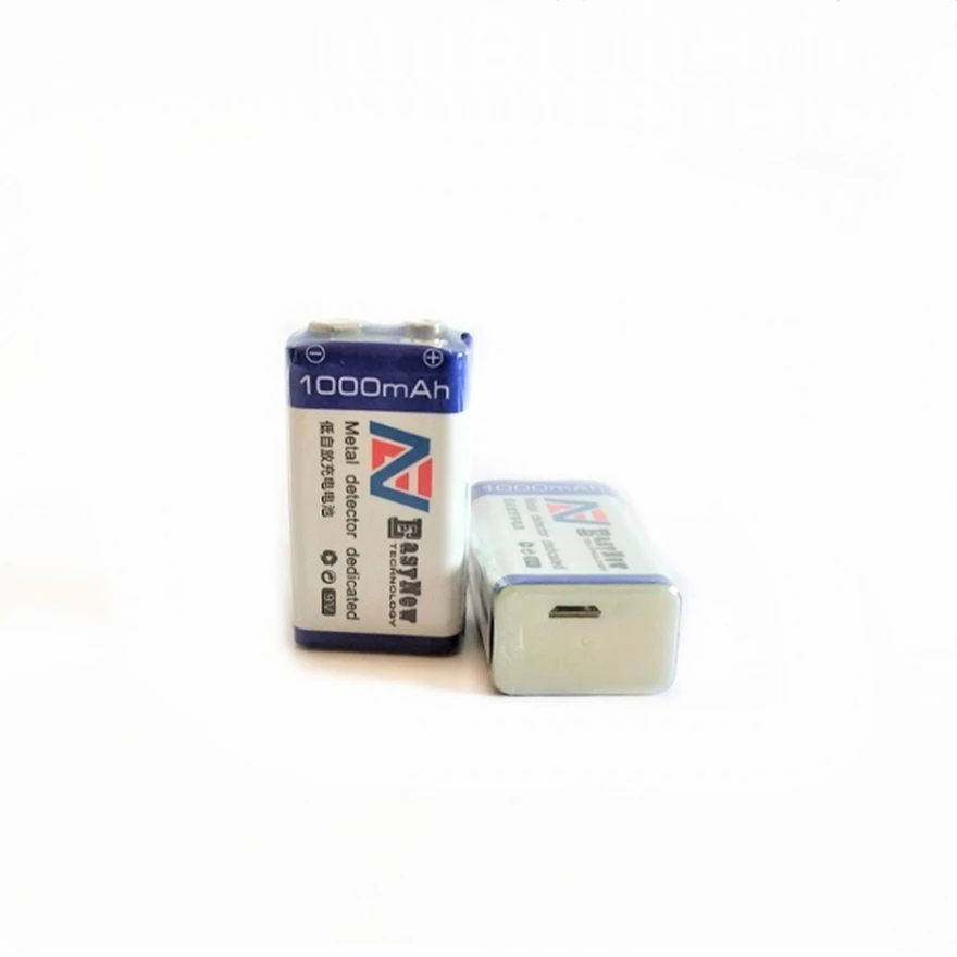 

2pcs/lot 1000mAh 9V rechargeable battery 6F22 USB lithium ion battery instrument children's toy rechargeable battery