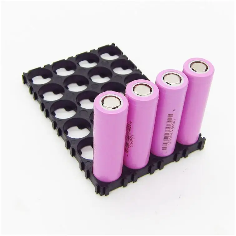 

15pcs/lot MasterFire 4*6 18650 Batteries Spacer Radiating Holder Bracket Black Plastic Battery Storage Box Holder Brackets