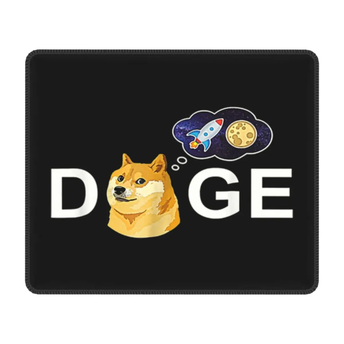 Dogecoin Hodl To The Moon Mouse Pad Gaming Mousepad Anti-Slip Rubber Base Bitcoin Crypto Shiba Inu Dog Office Computer Mat