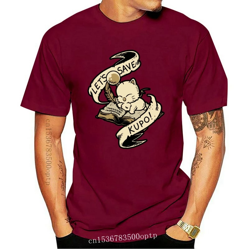 New Men tshirt Let's save kupo! Final Fantasy 7 T Shirt women T-Shirt tees top
