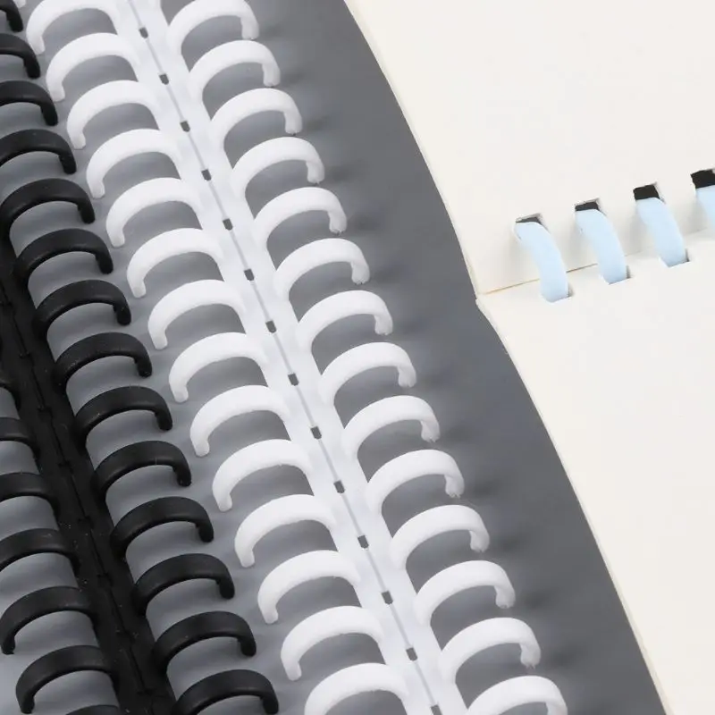 30 ثقوب الدوائر حلقة فضفاضة ورقة كتاب القصاصات ألبوم ملزمة البلاستيك الموثق دوامة A4 دفتر لوازم