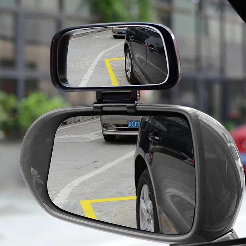 

Universal Angle Adjustable Car Mirrors Wide Convex Blind Spot Mirror Auto Rearview Reverse Side Mirror Parking Accessories