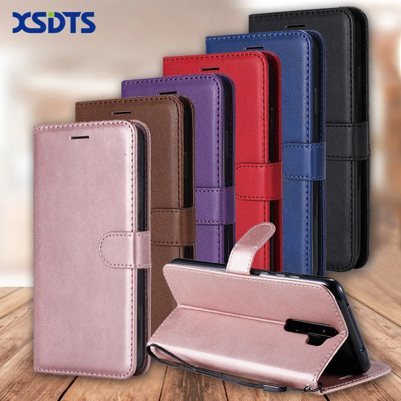 Wallet Case For Xiaomi Redmi Note 9 9S 9A 9C 8A 8 8T 7 6 5 4 3 Pro Max 4X 4A Go S2 Plus Poco F2 X3 Nfc M3 PU Leather Phone Cover