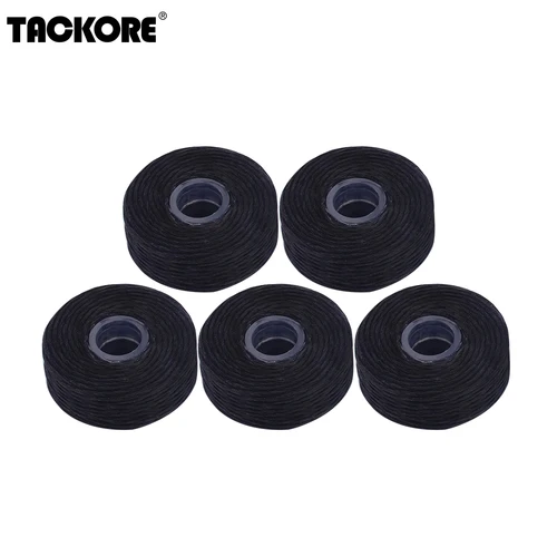 Imagen 1 del producto Hilo Dental de carbón de bambú, carrete incorporado, hilo Dental, núcleo de repuesto, sabor a menta, 50M, 5 unids/lote por paquete