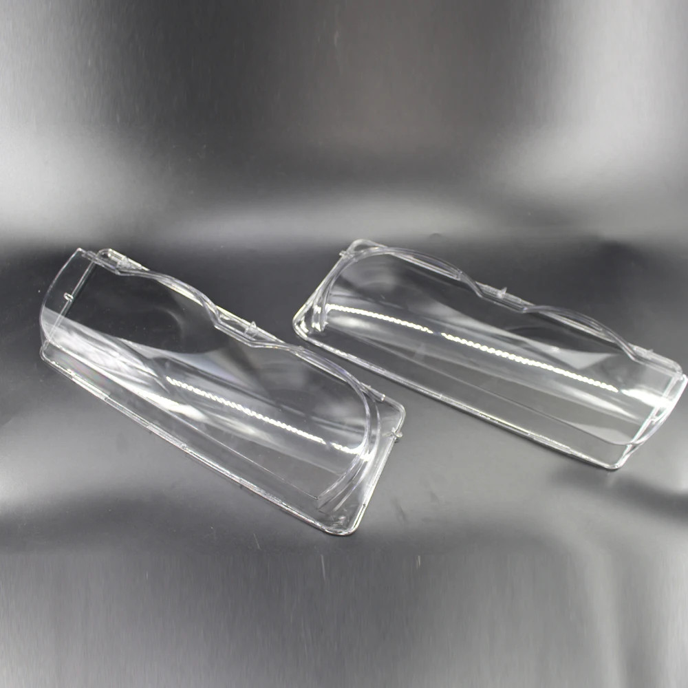 Pair Car Headlight Lens Cover Fit for BMW 7 Series E38 Facelift 99-01